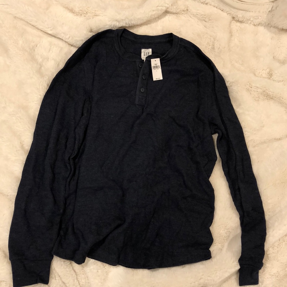 Soft boys blue long sleeved shirt